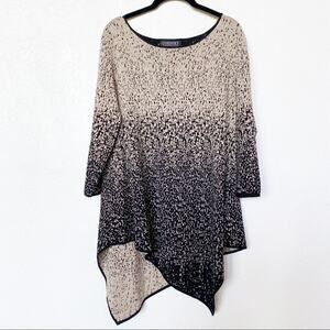 Lord & Taylor Context Shimmer Pullover Sweater Top Size Medium